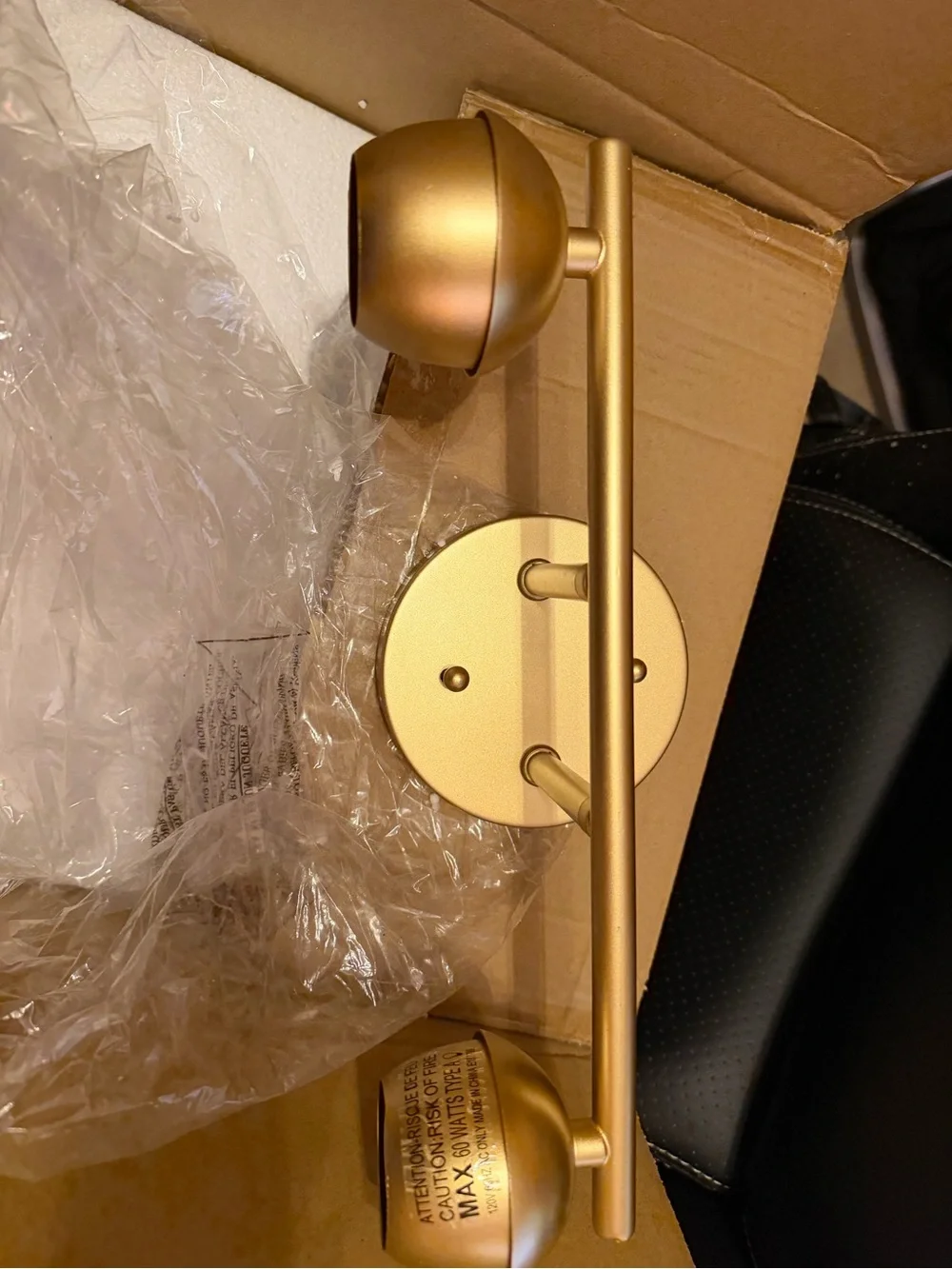 Emak Lighting Gold & White 2 lights